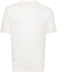 Eleventy - Crew-neck Fine-knit T-shirt - Lyst