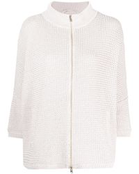 Herno - Cardigan A Collo Alto - Lyst