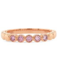 HYT Jewelry - 18K Rose Diamond Band Ring - Lyst