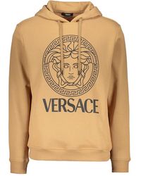Versace - Sudadera con capucha y logo - Lyst