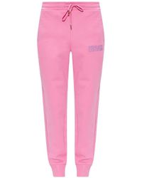 Versace Jeans Couture - Logo-Embroidered Track Pants - Lyst