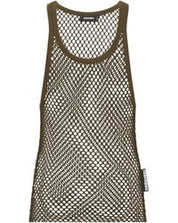 DSquared² - Débardeur Vogatore En Résille - Lyst