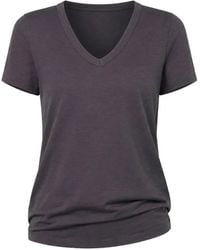 Rag & Bone - Slub-Texture V-Neck T-Shirt - Lyst