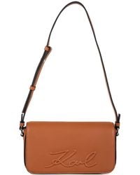 KARL LAGERFELD - K/Ville Logo-Detail Shoulder Bag - Lyst