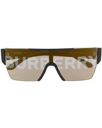 Burberry - Sonnenbrille mit Logo - Lyst