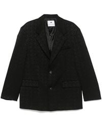 Marine Serre - Moon Diamond-Jacquard Blazer - Lyst