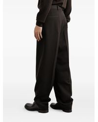 Dolce & Gabbana - Hose Aus Gabardine Mit Falten - Lyst