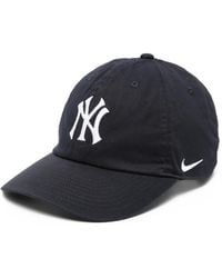 Nike - X New York Yankees Logo-Embroidered Baseball Cap - Lyst