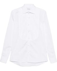 Tagliatore - Chemise À Plastron Plissé - Lyst