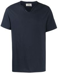 Zadig & Voltaire - Monastir Henley-Neck T-Shirt - Lyst
