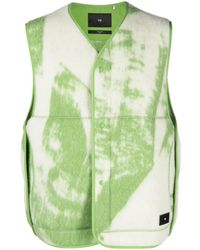 Y-3 - Graphic-Print Felted Vest - Lyst