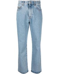 Gcds - High-Waist Straight Jeans - Lyst