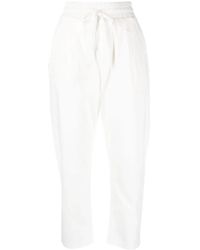 Thom Krom - Drawstring Cropped Trousers - Lyst