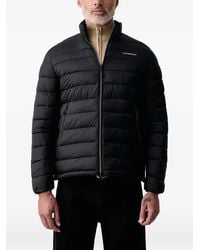 Lindbergh - Quilted Logo-Print Jacket - Lyst