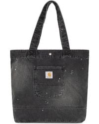 Carhartt - Paint-Splatter Denim Tote Bag - Lyst