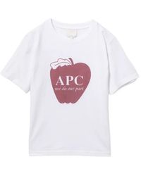 A.P.C. - Pomme T-Shirt - Lyst