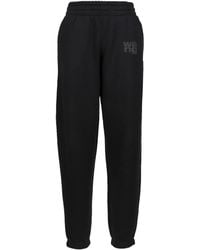 Alexander Wang - Elastic-Waistband Logo Trousers - Lyst