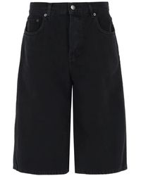 Haikure - New Becky Denim Shorts Met Wijde Pijpen - Lyst