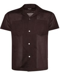 Bode - Camisa de manga corta con bolsillo en el pecho - Lyst