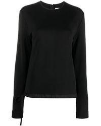 Jil Sander - Zip-up Extra-long Sleeve Sweatshirt - Lyst