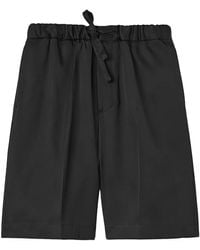 Jil Sander - Shorts Met Trekkoordtaille - Lyst