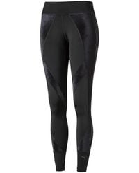 PUMA - Velvet-Details Leggings - Lyst