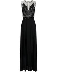 Elisabetta Franchi - Sequin-embellished maxi dress - Lyst