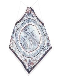 D.exterior - Neckholder-Schal Mit Print - Lyst
