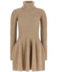 Magda Butrym - Ribbed-Knit Cashmere Mini Dress - Lyst