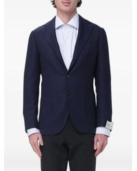 Luigi Borrelli Napoli - Single-Breasted Wool Blazer - Lyst