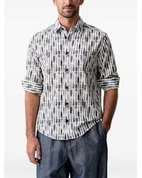 Joop! - Oar-Print Long-Sleeve Shirt - Lyst