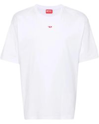 DIESEL - Katoenen T-Shirt Met Print - Lyst