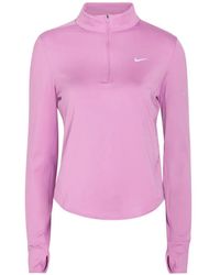 Nike - Swift Quarter-Zip Long-Sleeve Top - Lyst