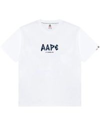 Aape By A Bathing Ape - Aape Universe T-Shirt Met Grafische Print - Lyst