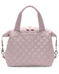MZ Wallace - Small Sutton Deluxe Quilted Tote Bag - Lyst