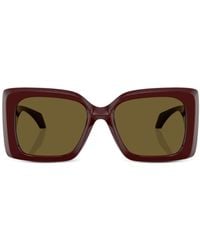 Versace - Medusa-plaque Oversized-frame Sunglasses - Lyst