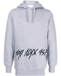 1017 ALYX 9SM - Logo-Print Drawstring Hoodie - Lyst