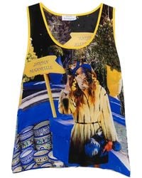 The Artistylist - Graphic-Print Tank Top - Lyst