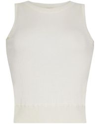 Adam Lippes - Shell Fine-Knit Top - Lyst
