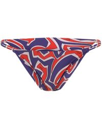 PUCCI - Labirinto Print V-Cut Bikini Bottoms - Lyst