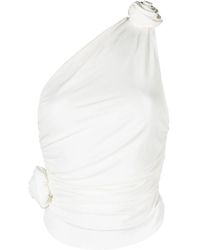 Magda Butrym - One-Shoulder Jersey Top - Lyst