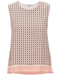 Kangra - Micro-Print Sleeveless Top - Lyst