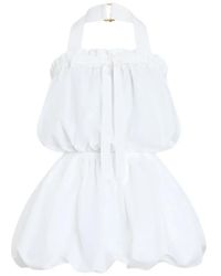 Patou - Halterneck Bloomer Mini Dress - Lyst