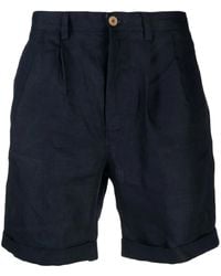 Peninsula - Straight-Leg Linen Bermuda Shorts - Lyst