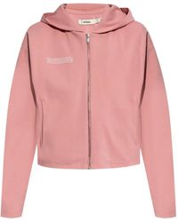 PANGAIA - Felpa Con Cappuccio E Zip - Lyst
