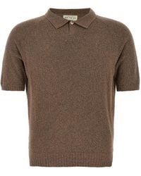 Ma'ry'ya - Ribbed-Hem Polo Shirt - Lyst