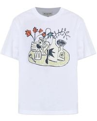 Munthe - T-Shirt Imprimé - Lyst