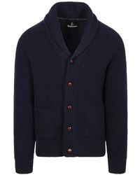Barbour - Hartland Elbow-Patch Cardigan - Lyst