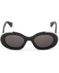 Alexander McQueen - The Grip Oval Sunglasses - Lyst