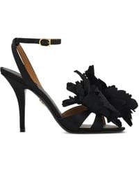 Ferragamo - Sandali Con Decorazione Floreale - Lyst